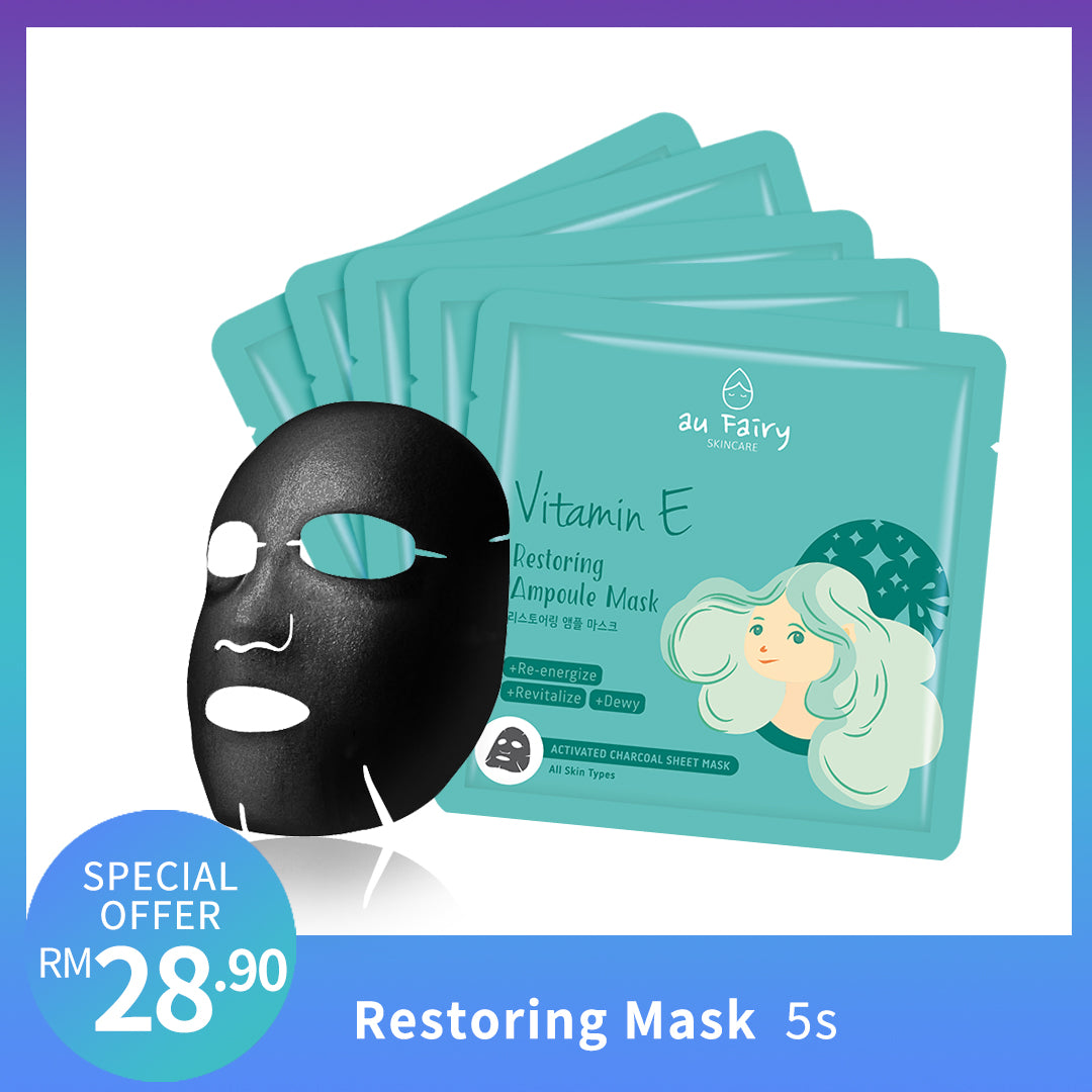 AUFAIRY Restoring Ampoule Mask - Vitamin E - Yoskin