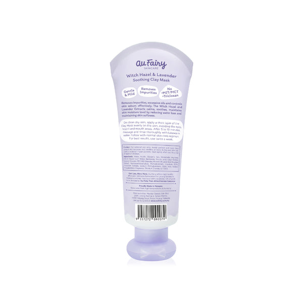 Au Fairy Witch Hazel & Lavender Soothing Clay Mask 60g