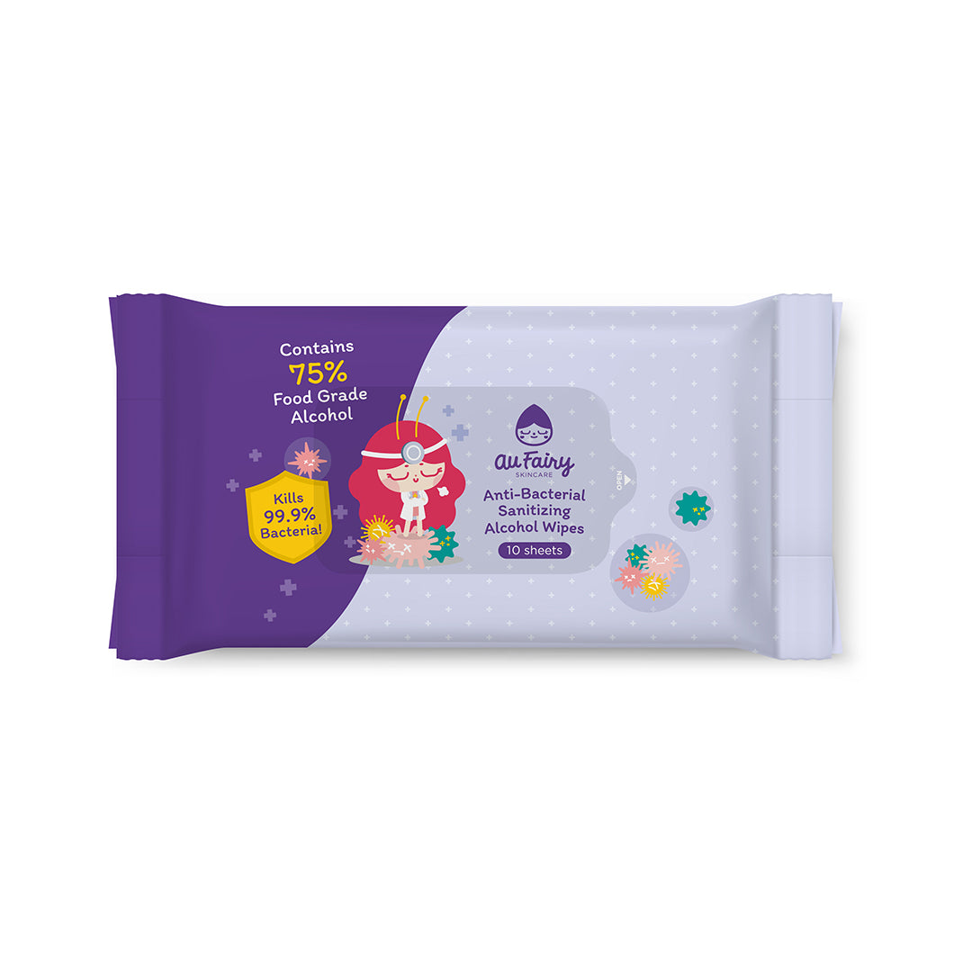 Pocket Friendly Bundle ( Au Fairy Alcohol Wipes 10's + Au Fairy Antibacterial! Instant Hand Sanitizer Spray 150ml)