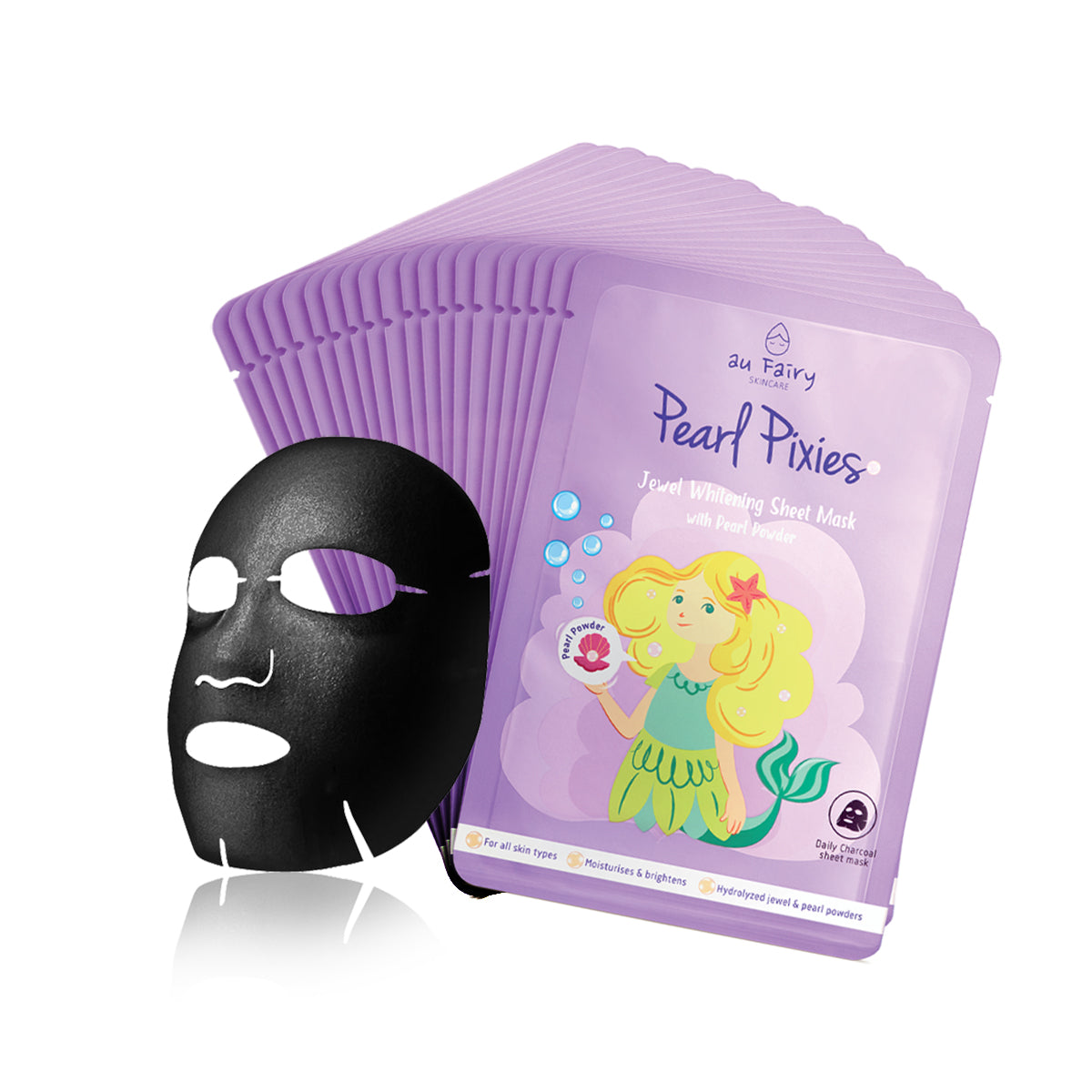 BUY 1 FREE 1: AUFAIRY Pearl Pixies Whitening Mask - Pearl Essence