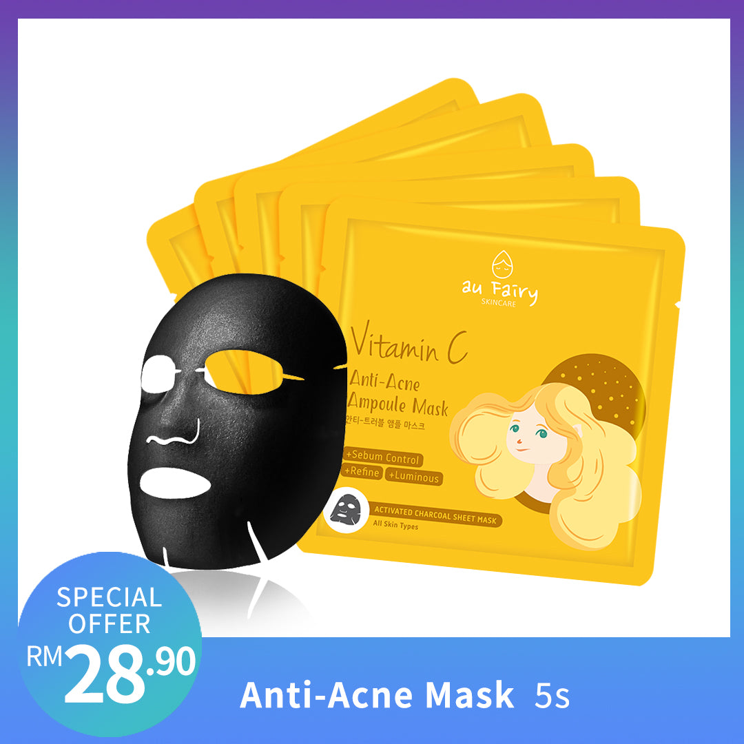 AUFAIRY Anti Acne Ampoule Mask - Vitamin C - Yoskin